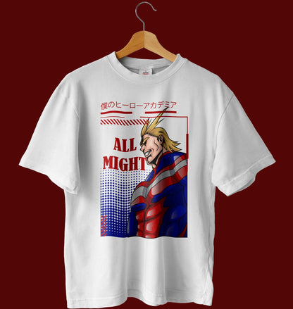 All Might - T-Shirt - Crimson x Design