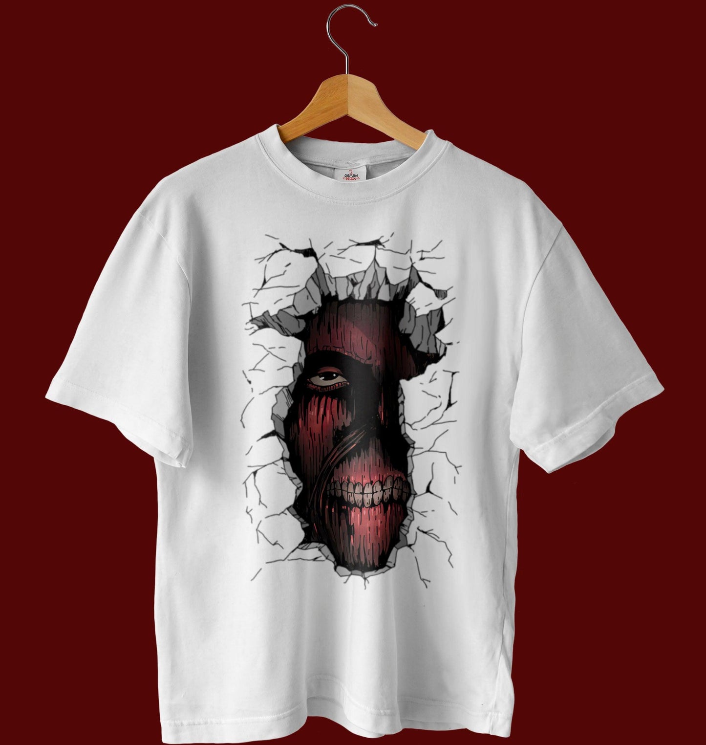 Colossal Titan - T-Shirt - Crimson x Design