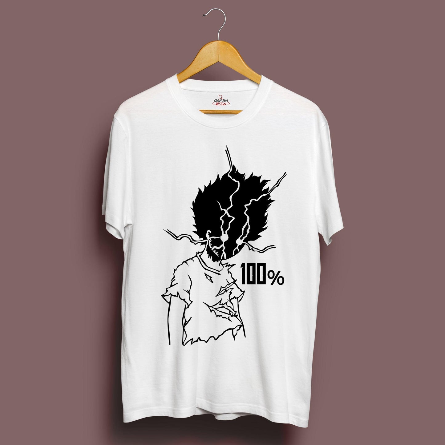 Mob Psycho T-Shirt - Crimson x Design