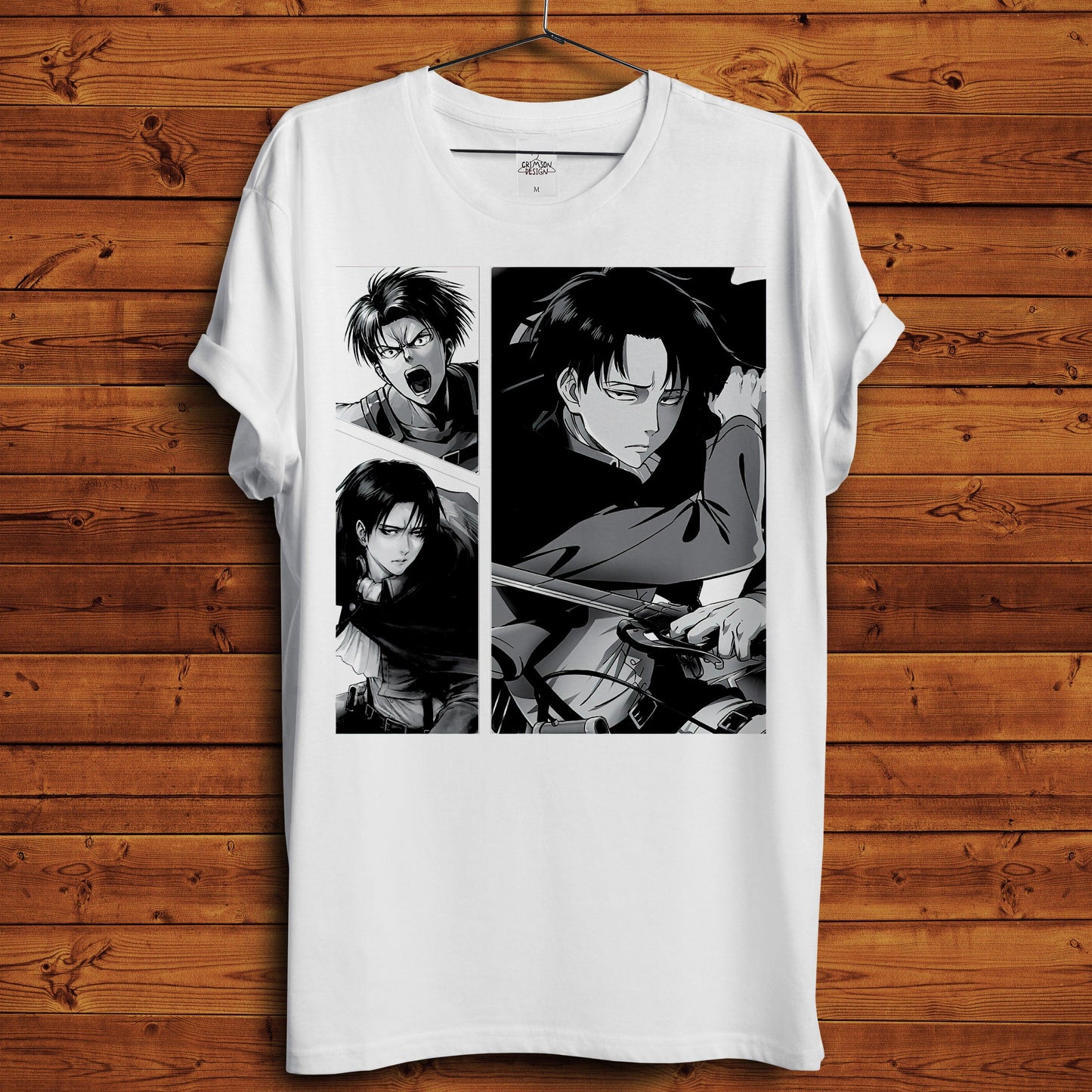 Levi - T-Shirt - Crimson x Design