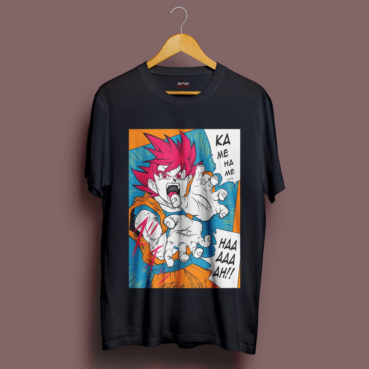 Kamehameha T-Shirt - Crimson x Design