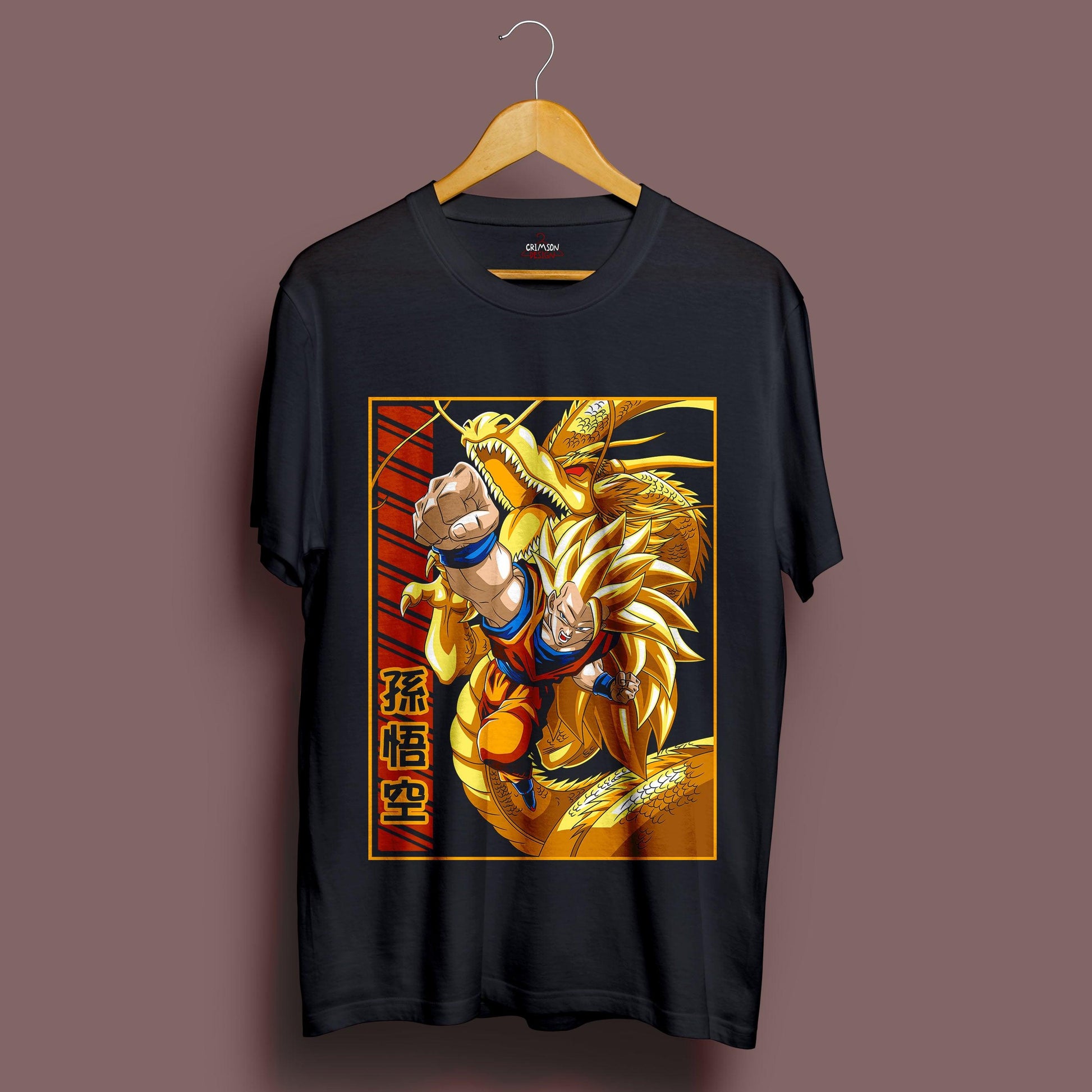 Goku SS3 T-Shirt - Crimson x Design