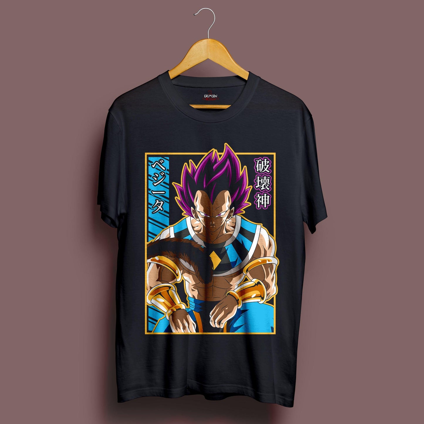 God Vegeta - T-Shirt - Crimson x Design