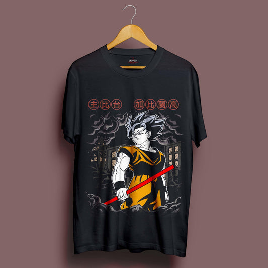 Retro Goku T-Shirt - Crimson x Design