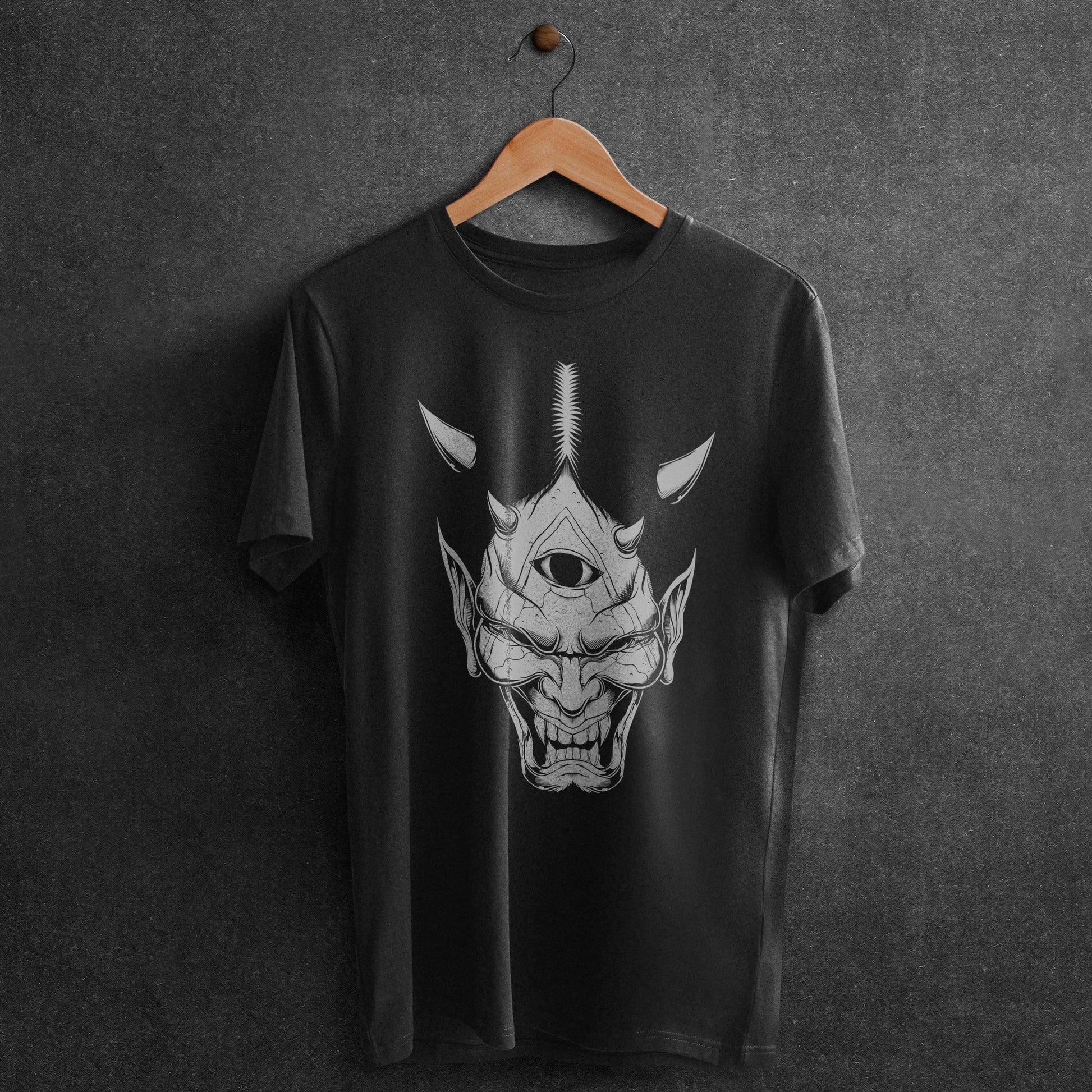 Three Eyed Demon T-Shirt - Crimson x Design