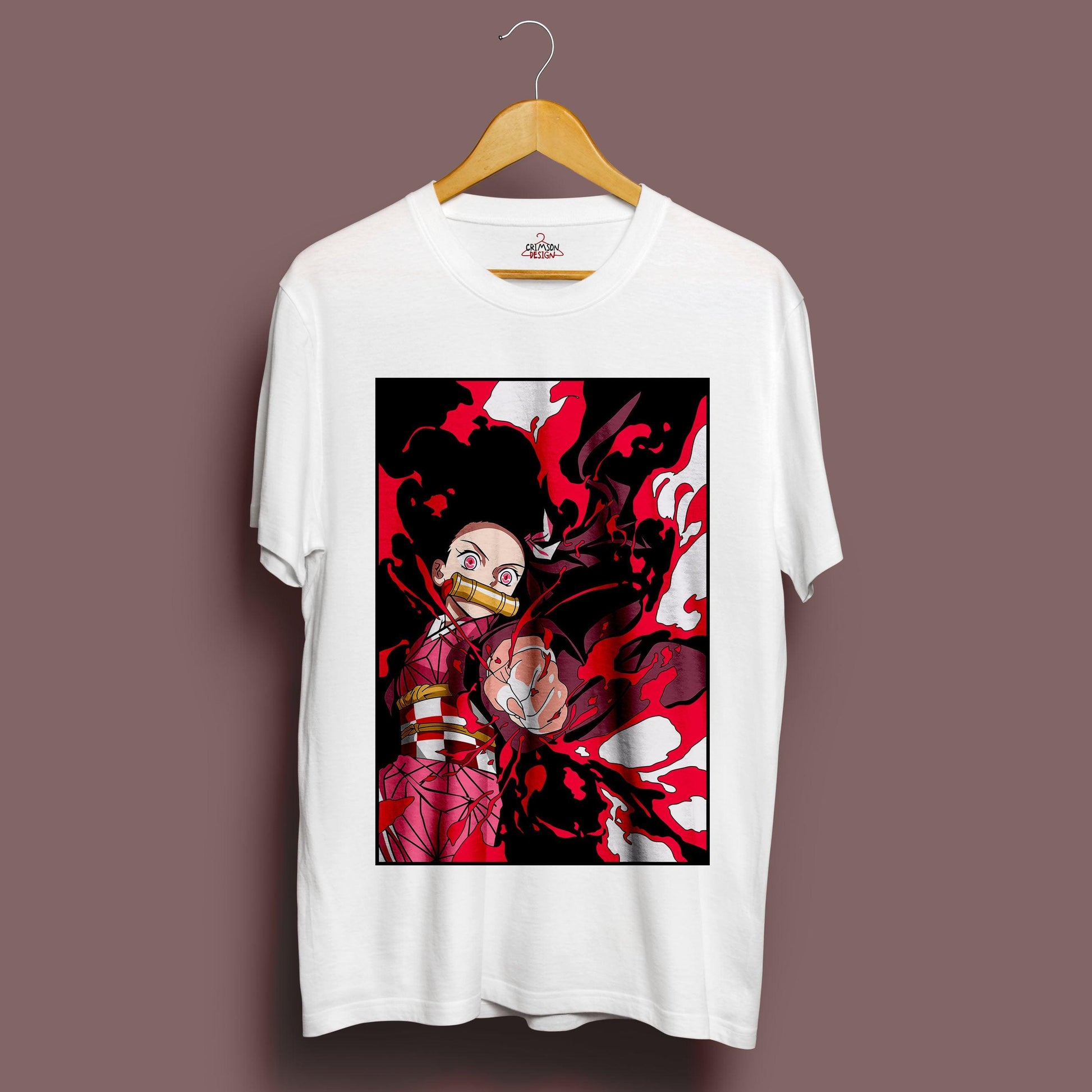 Nezuko - T-Shirt - Crimson x Design