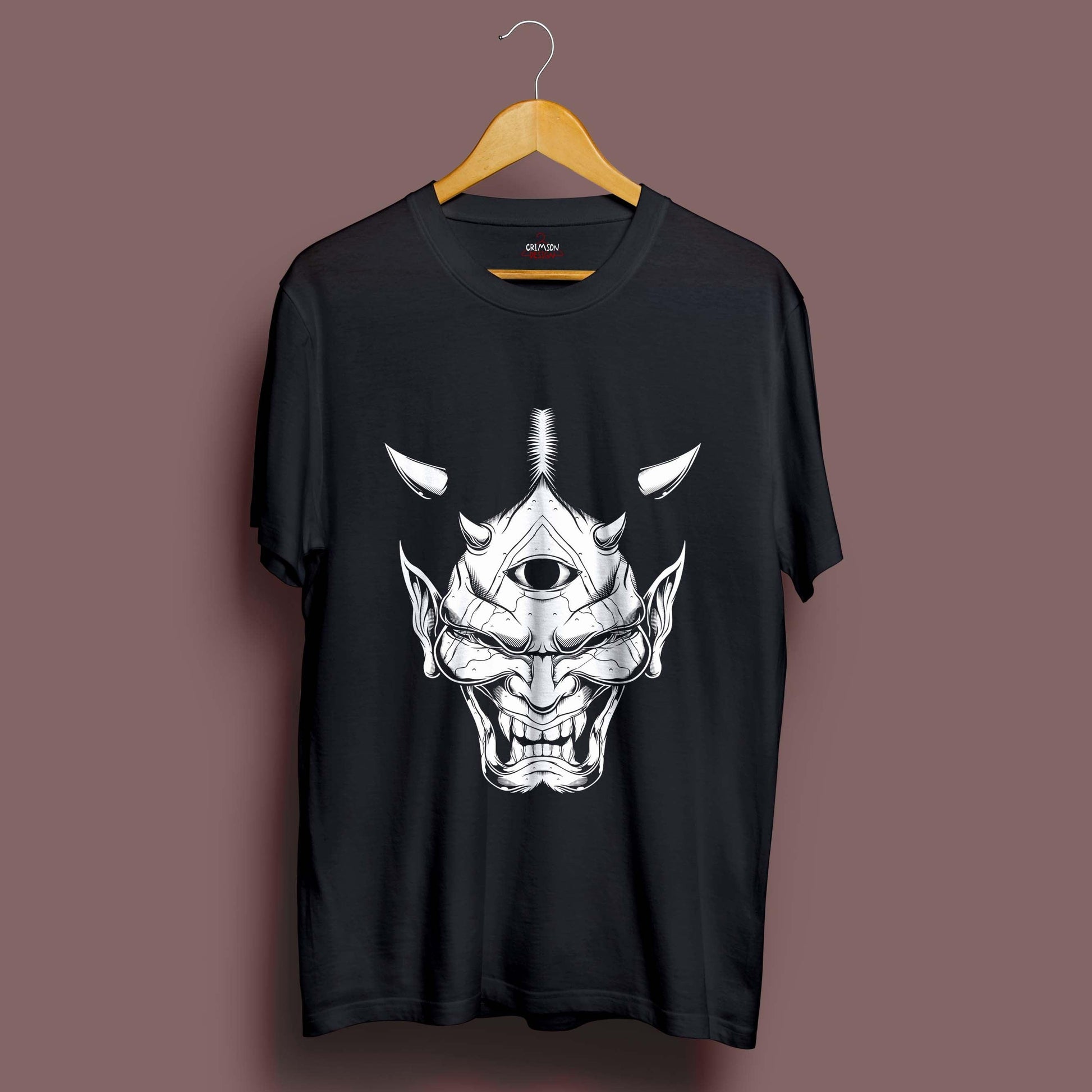 Three Eyed Demon T-Shirt - Crimson x Design