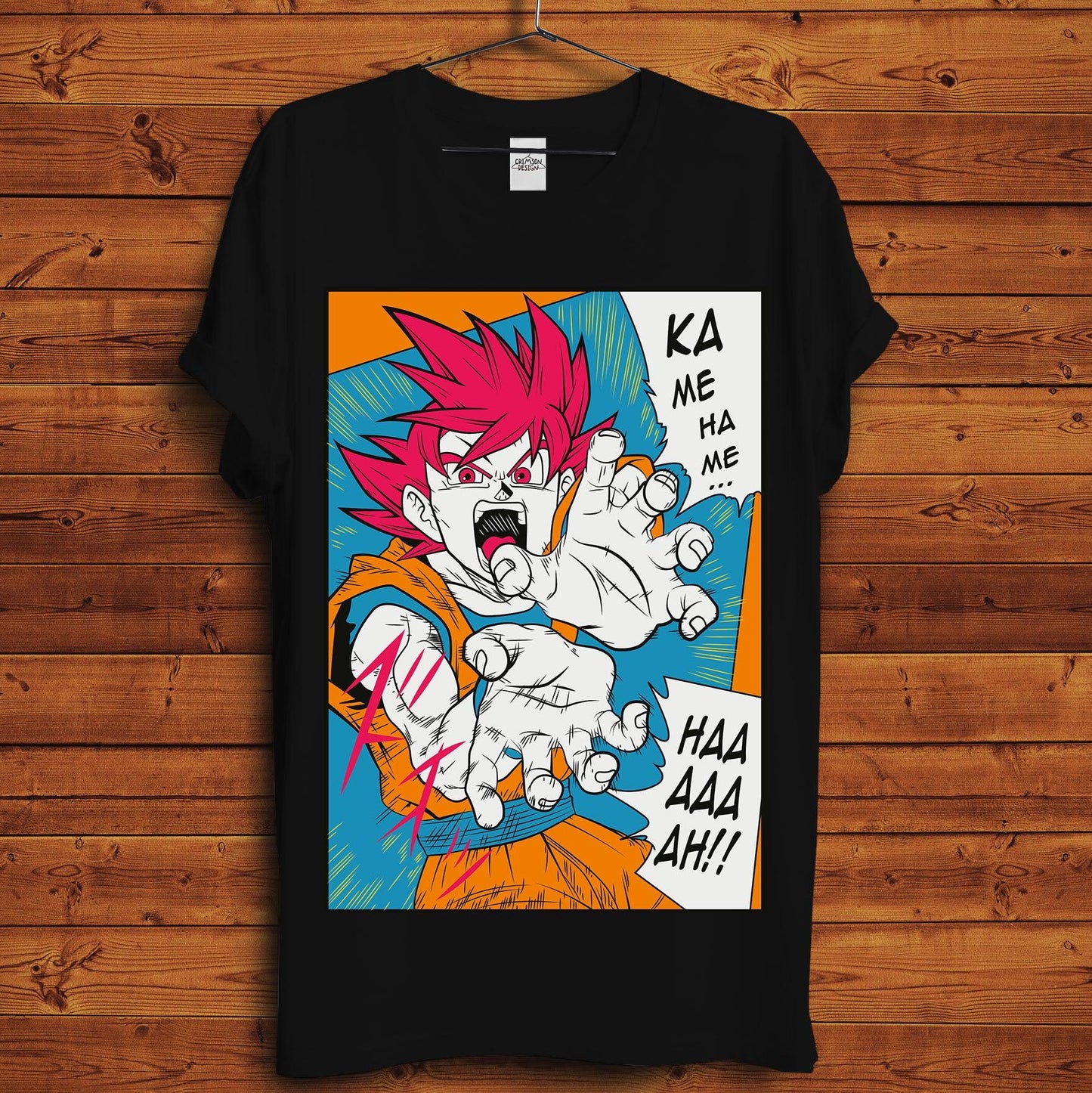 Kamehameha T-Shirt - Crimson x Design