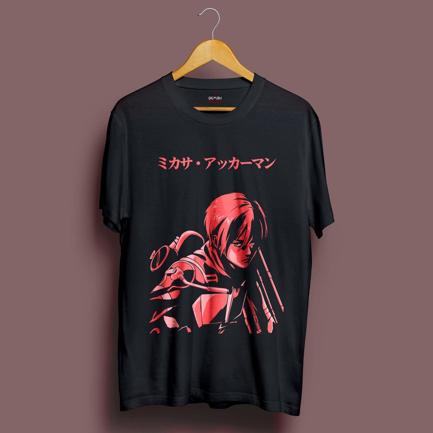 Mikasa T-Shirt - Crimson x Design