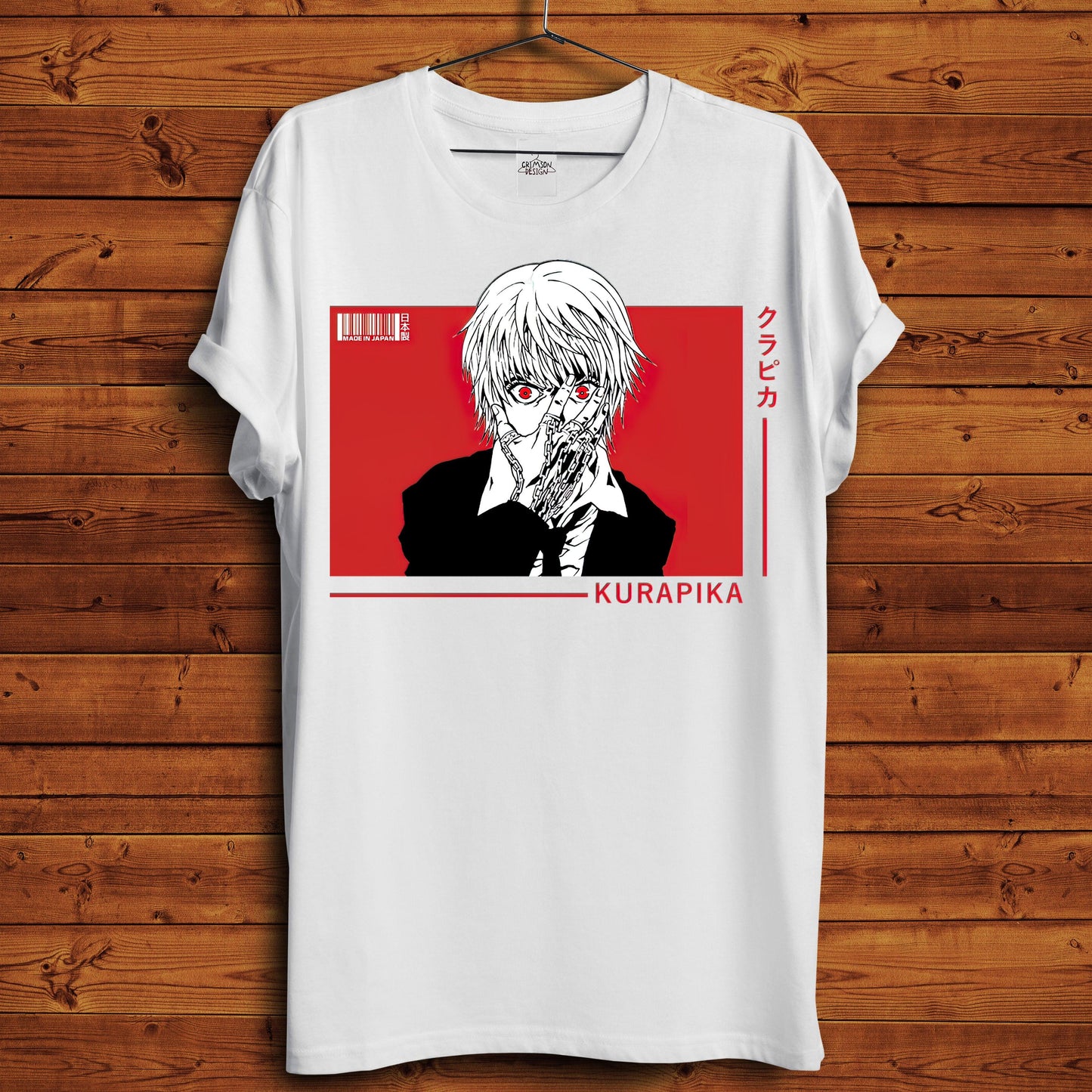 Kurapika T-Shirt - Crimson x Design