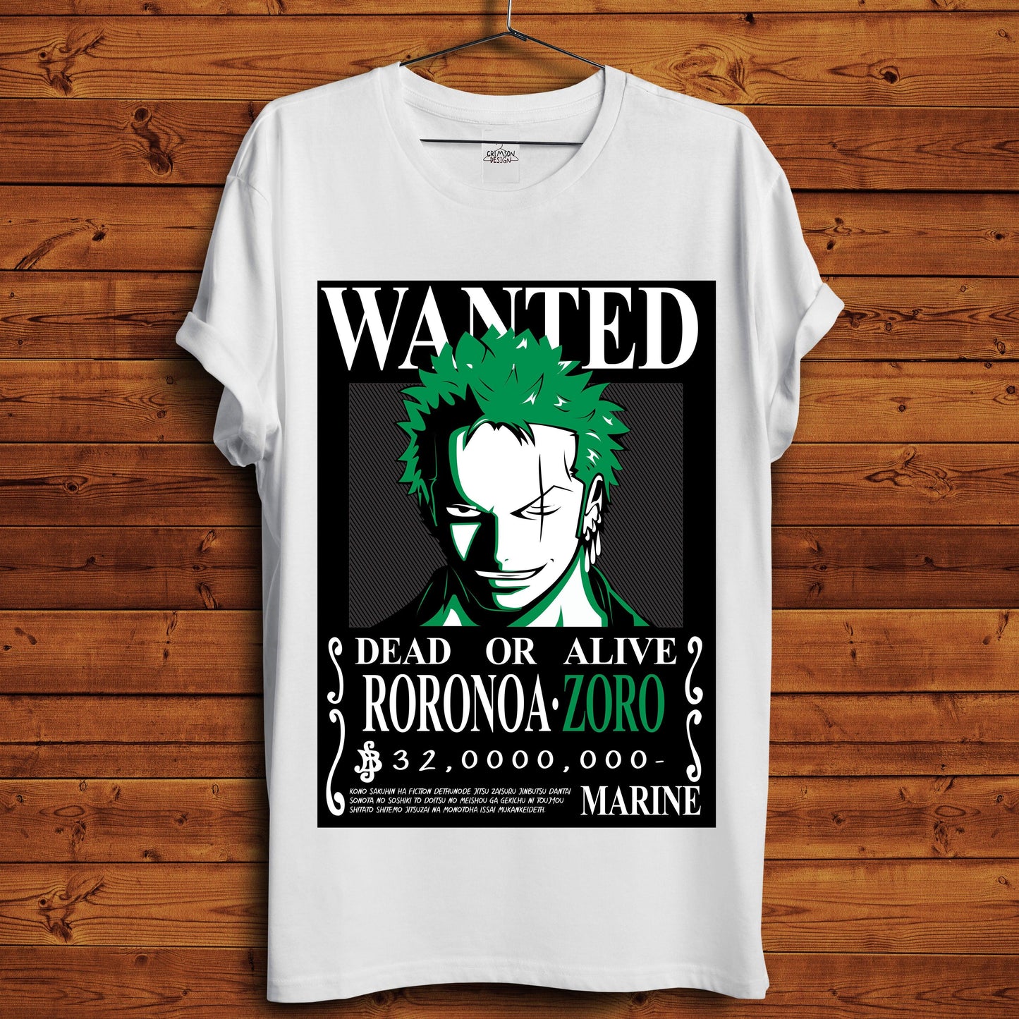 Zoro T-Shirt - Crimson x Design