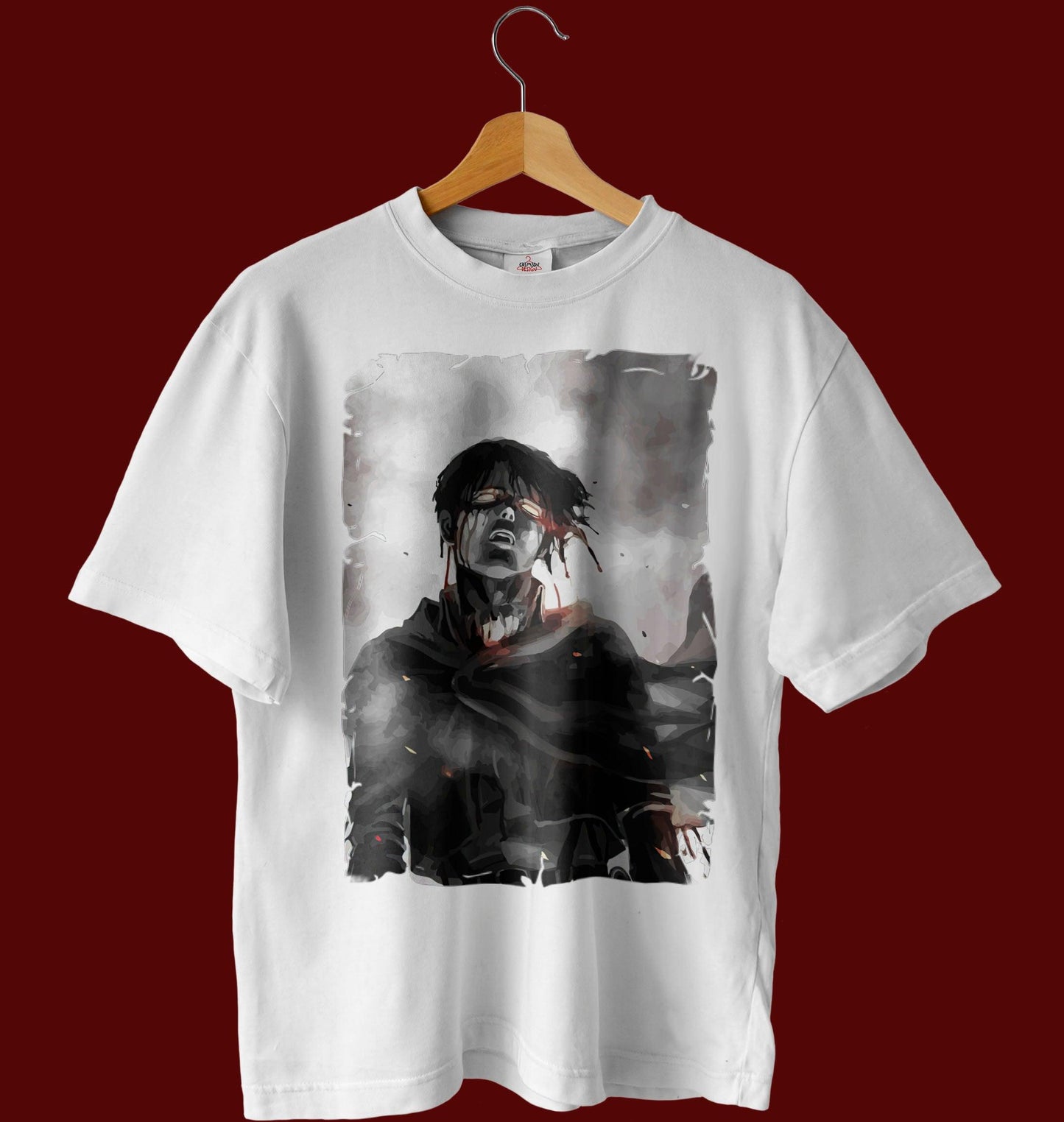 Eren - T-Shirt - Crimson x Design