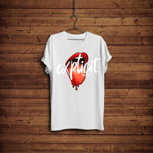 Explicit T-Shirt - Crimson x Design