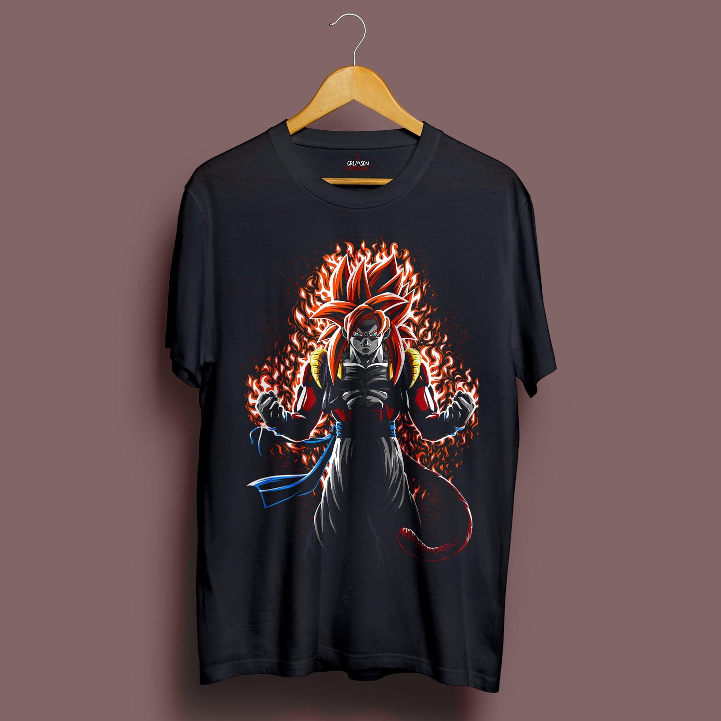 Goku SS4 GT T-Shirt - Crimson x Design