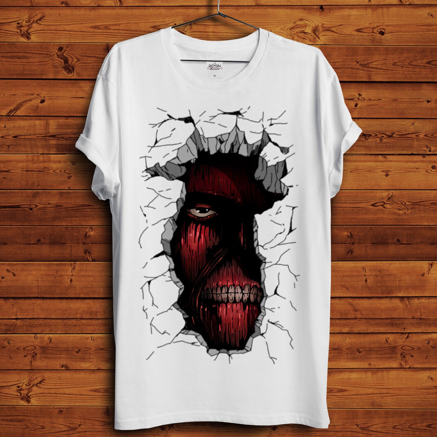 Colossal Titan - T-Shirt - Crimson x Design