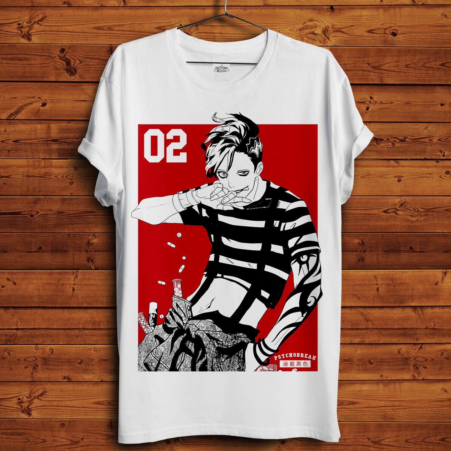 Iconic 02 T-Shirt - Crimson x Design