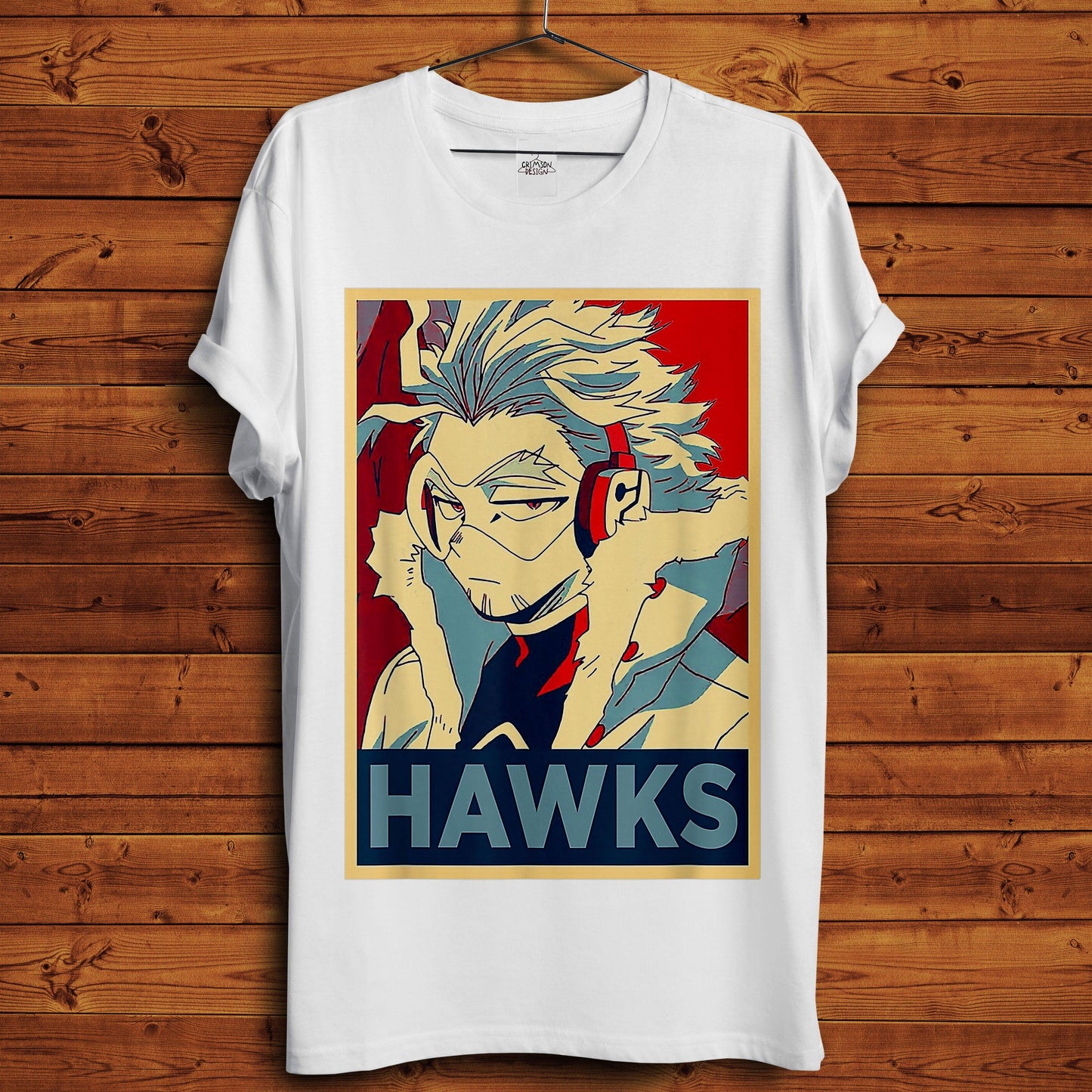 Hawks - T-Shirt - Crimson x Design