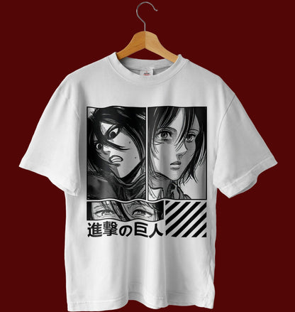 Mikasa - T-Shirt - Crimson x Design