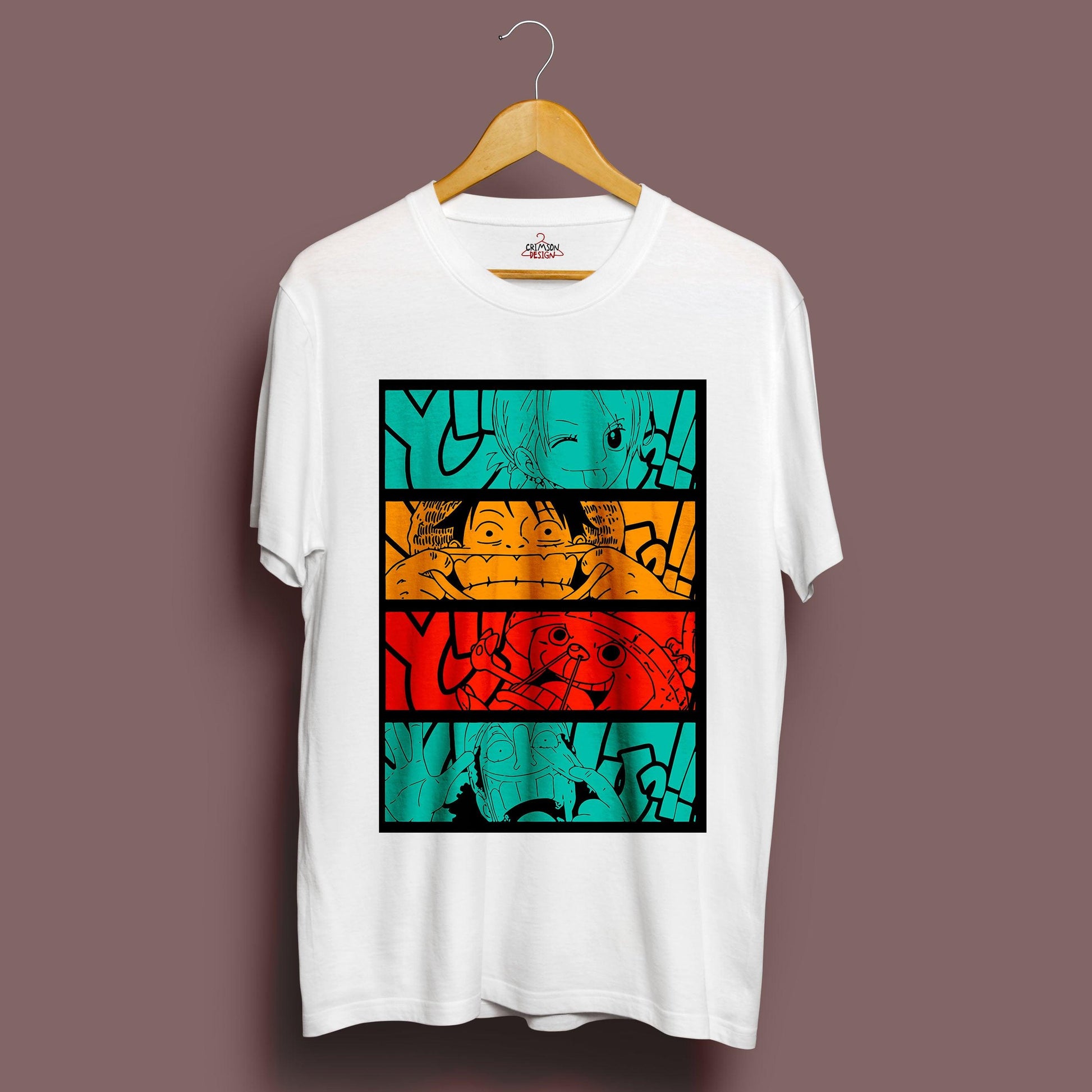 One Piece T-Shirt - Crimson x Design