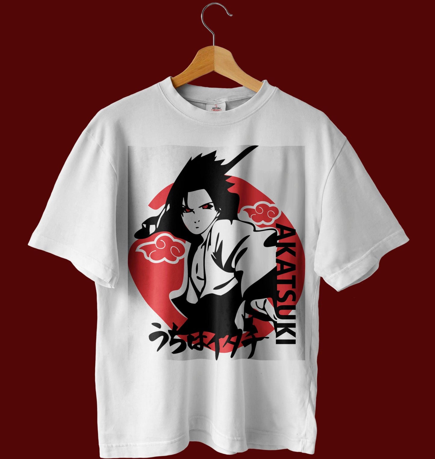 Sasuke - T-Shirt - Crimson x Design