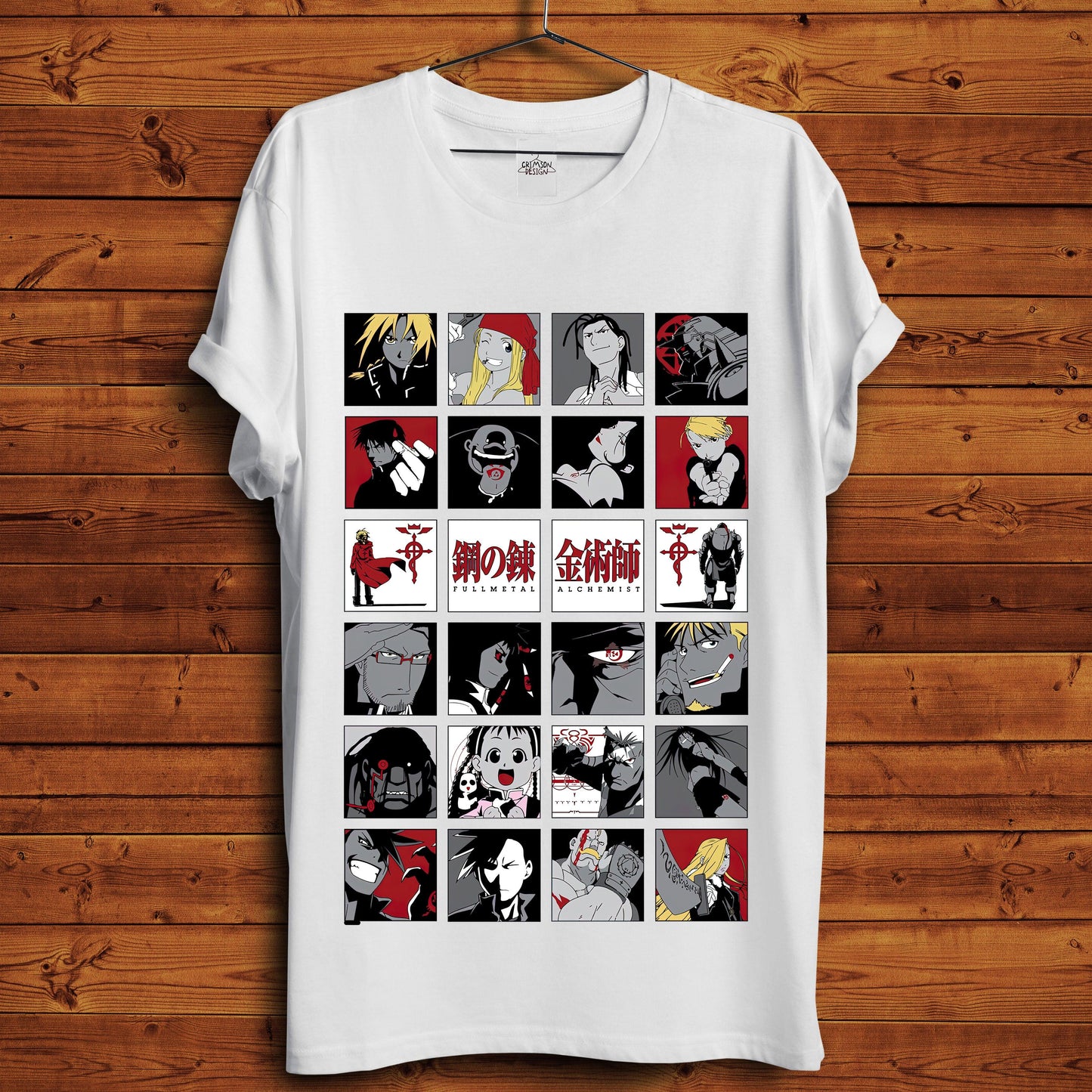 Fullmetal Alchemist T-Shirt - Crimson x Design