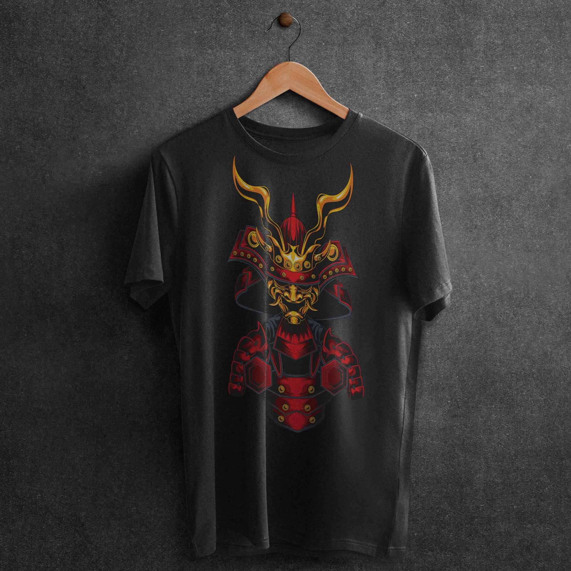 Demon Samurai T-Shirt - Crimson x Design