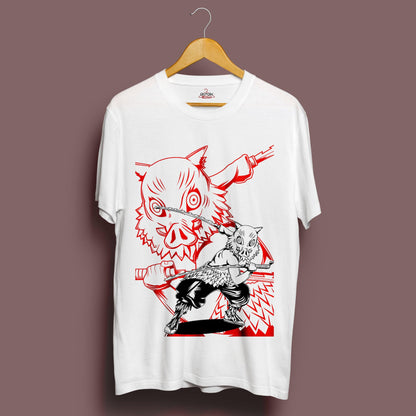 Inosuke T-Shirt - Crimson x Design