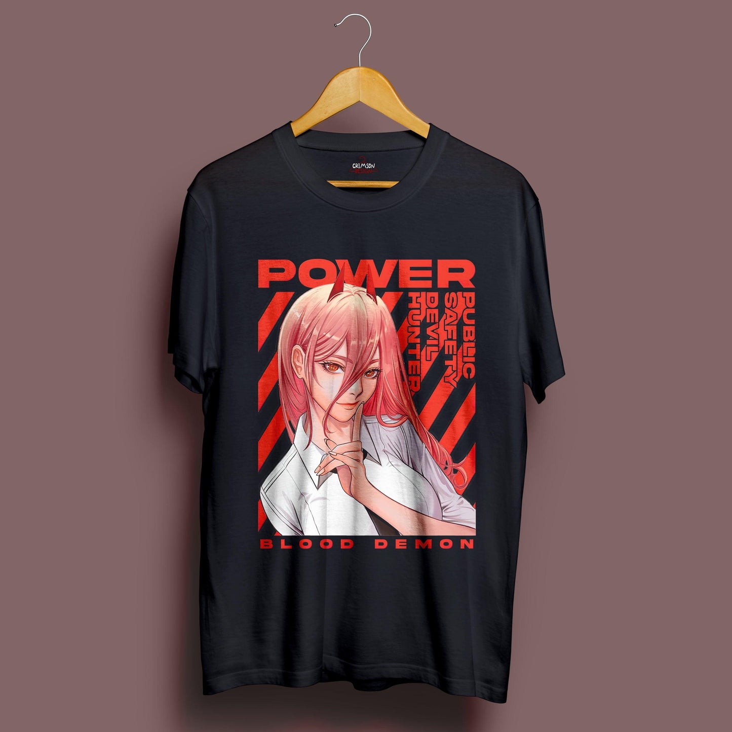 Power T-Shirt - Crimson x Design