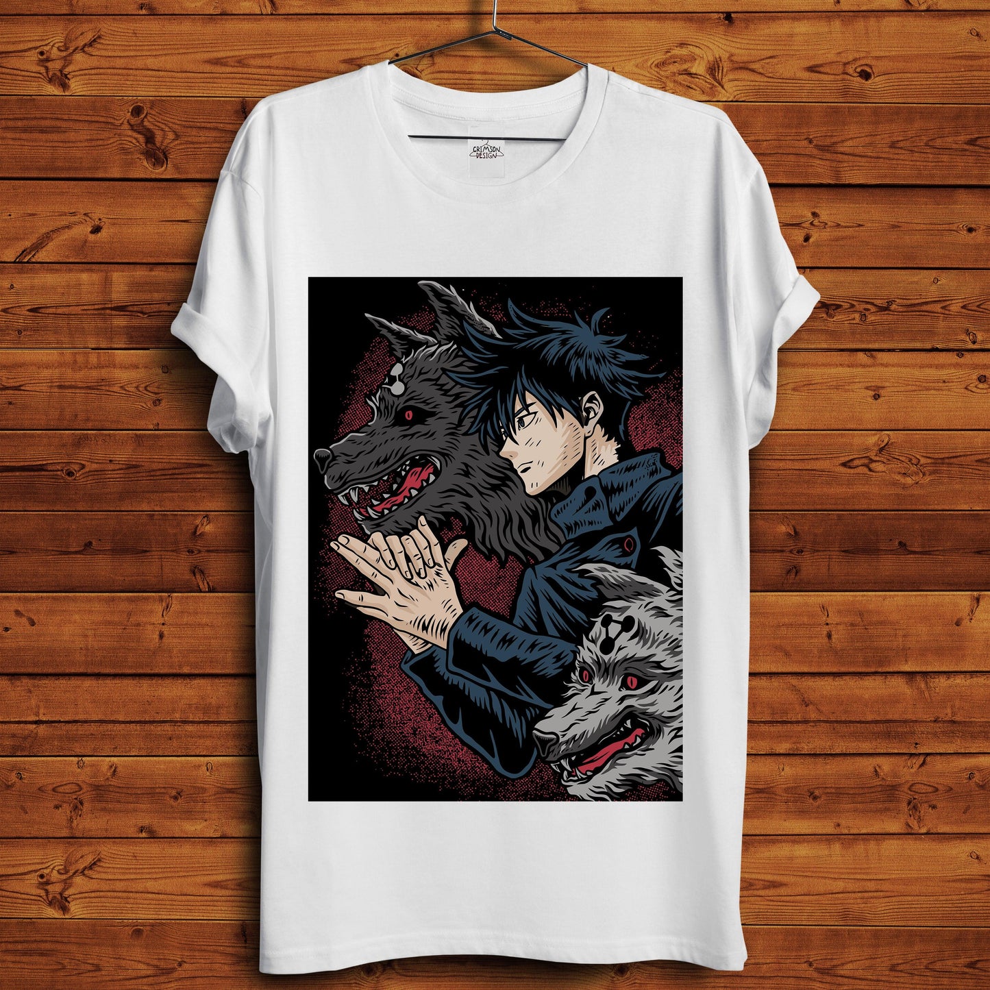 Megumi T-Shirt - Crimson x Design