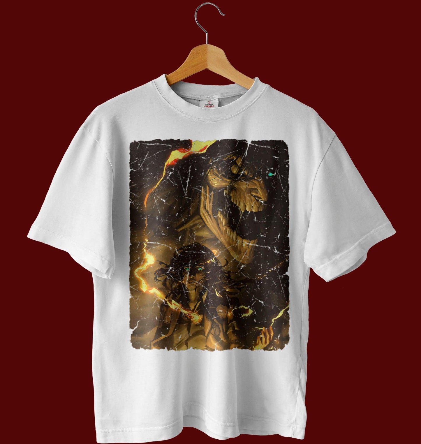 Attack Titan - T-Shirt - Crimson x Design