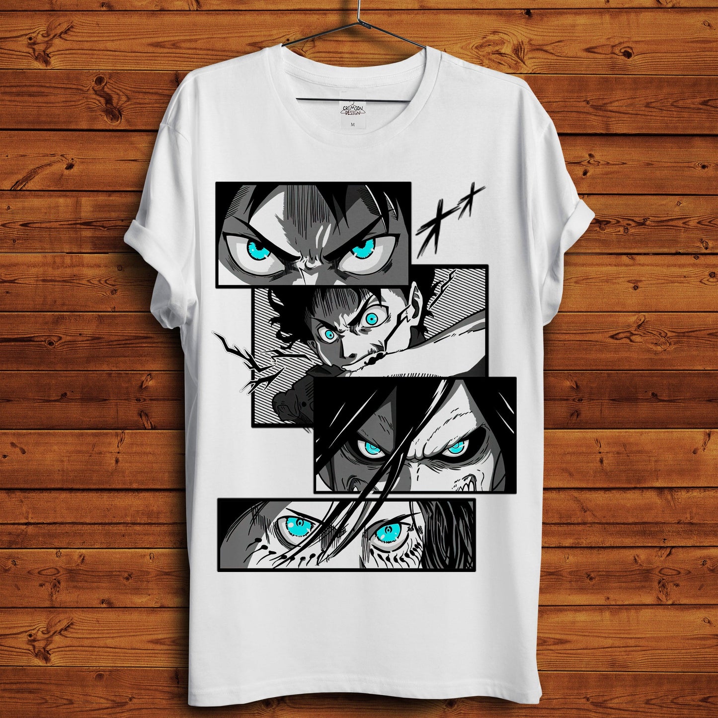 Eren - T-Shirt - Crimson x Design