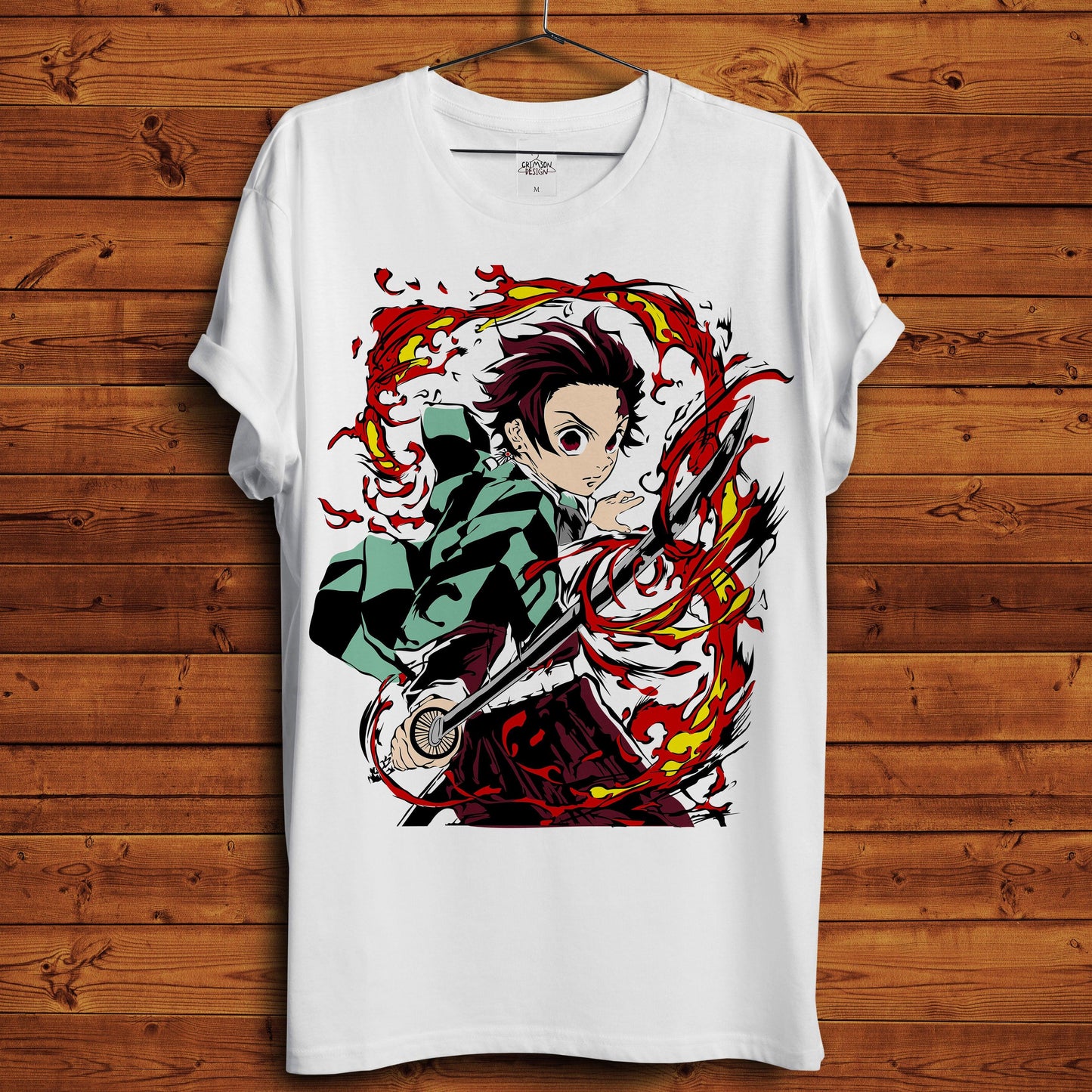 Tanjiro - T-Shirt - Crimson x Design