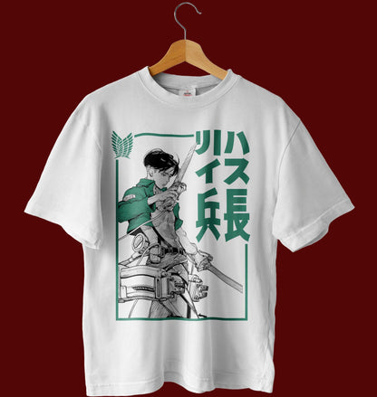 Squad Captain Levi T-Shirt - Crimson x Design