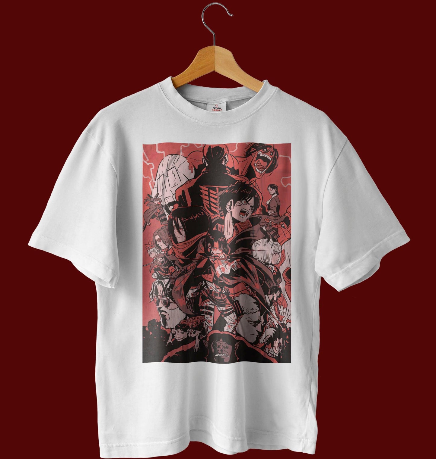 AOT - T-Shirt - Crimson x Design