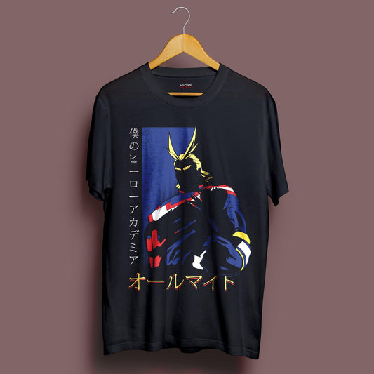 All Might T-Shirt - Crimson x Design