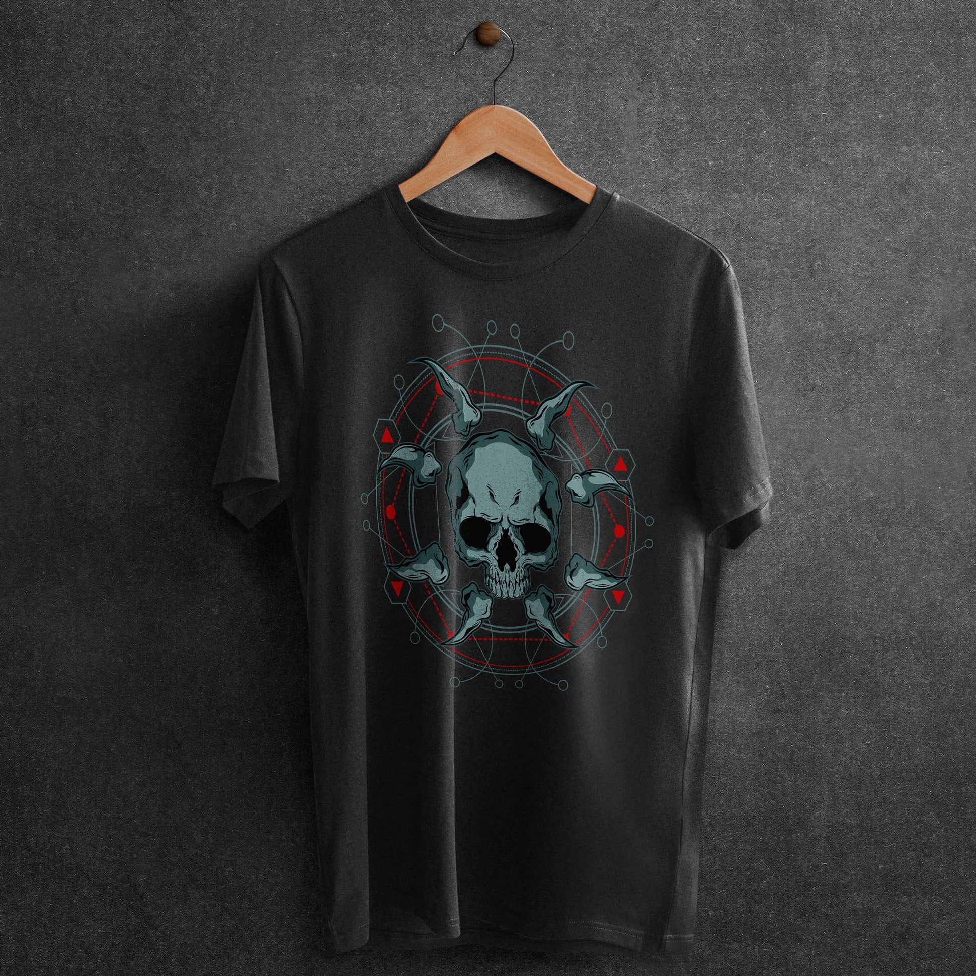 Demon Circle T-Shirt - Crimson x Design