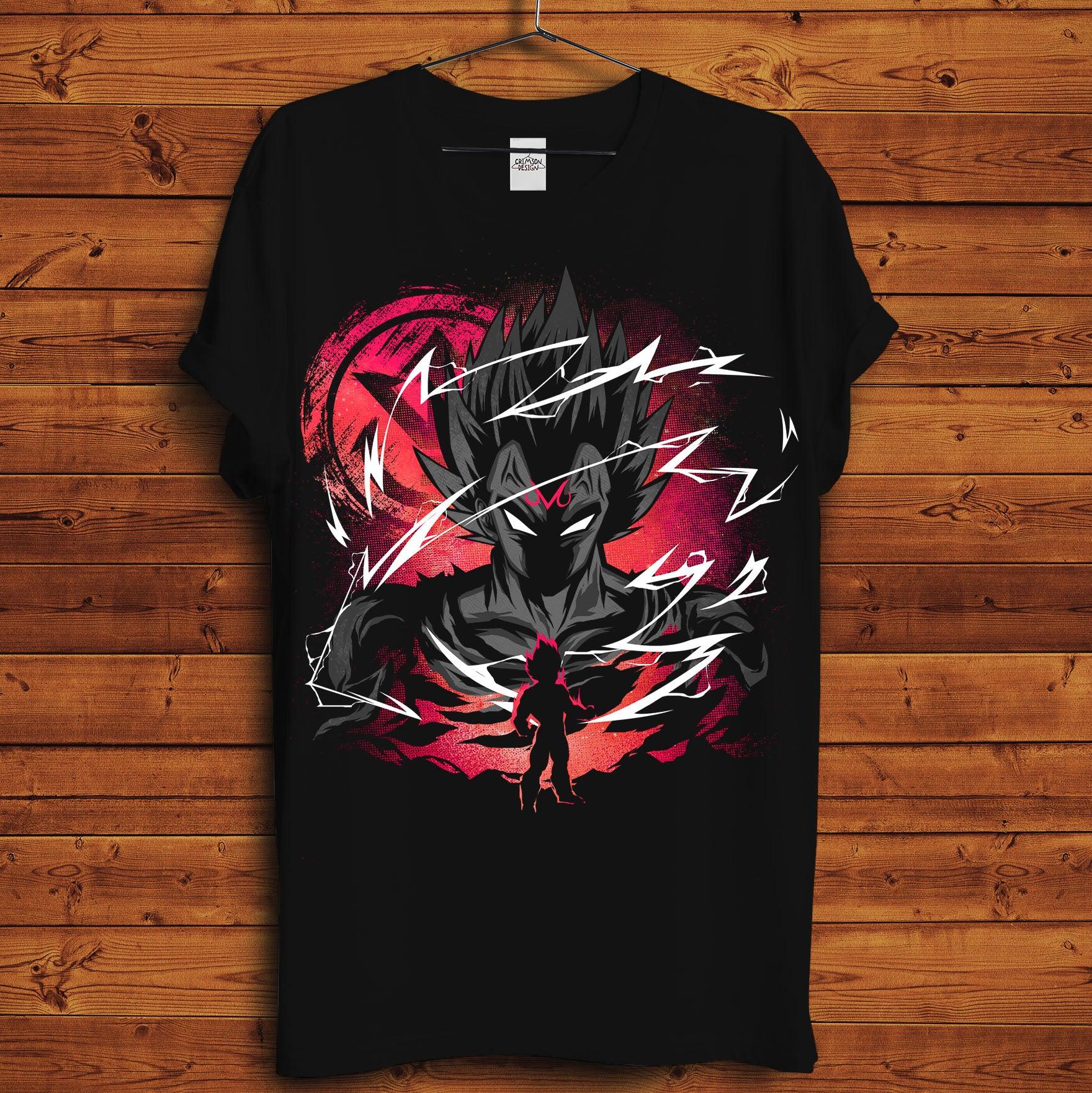 Majin Vegeta T-Shirt - Crimson x Design