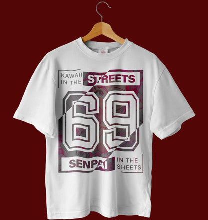 Kawaii Streets T-Shirt - Crimson x Design