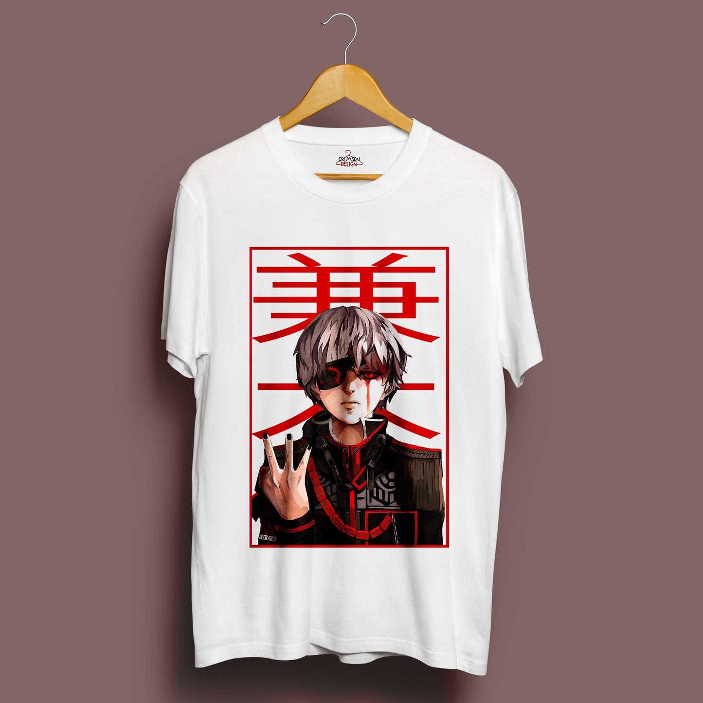 Ken Kaneki T-Shirt - Crimson x Design