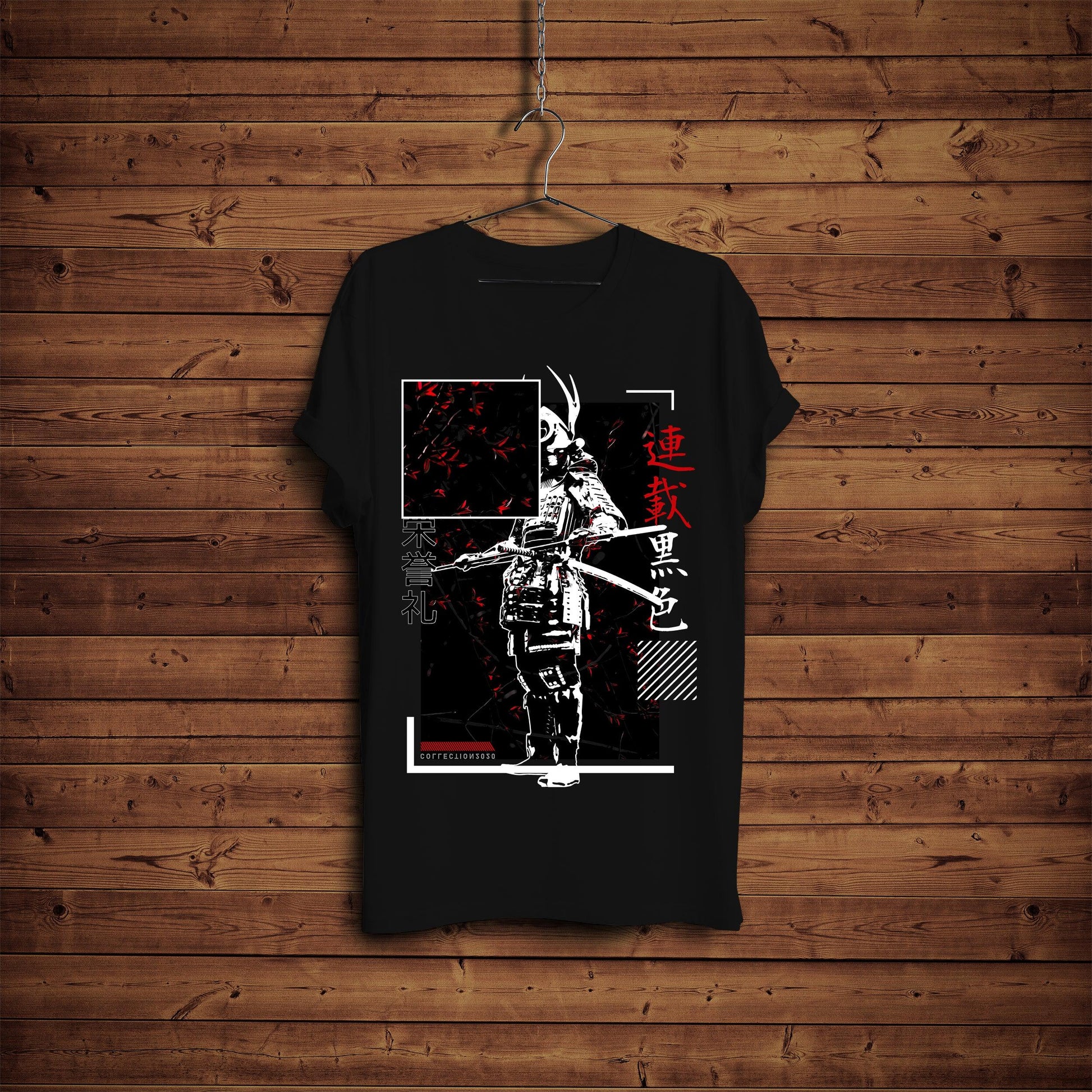 Samurai T-Shirt - Crimson x Design