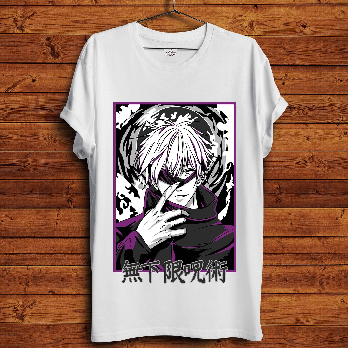 Satoru Gojo T-Shirt - Crimson x Design