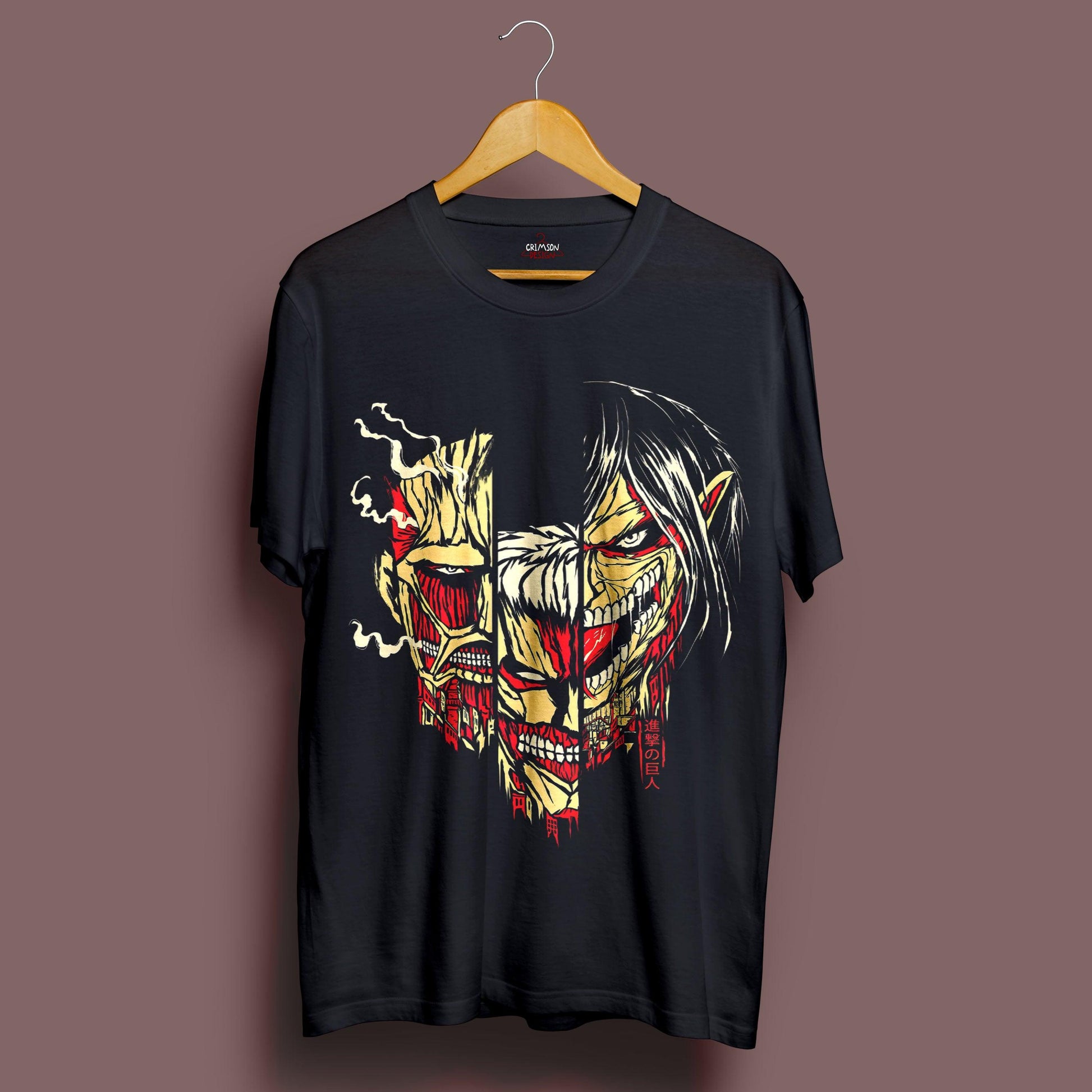 Attack Titan T-Shirt - Crimson x Design