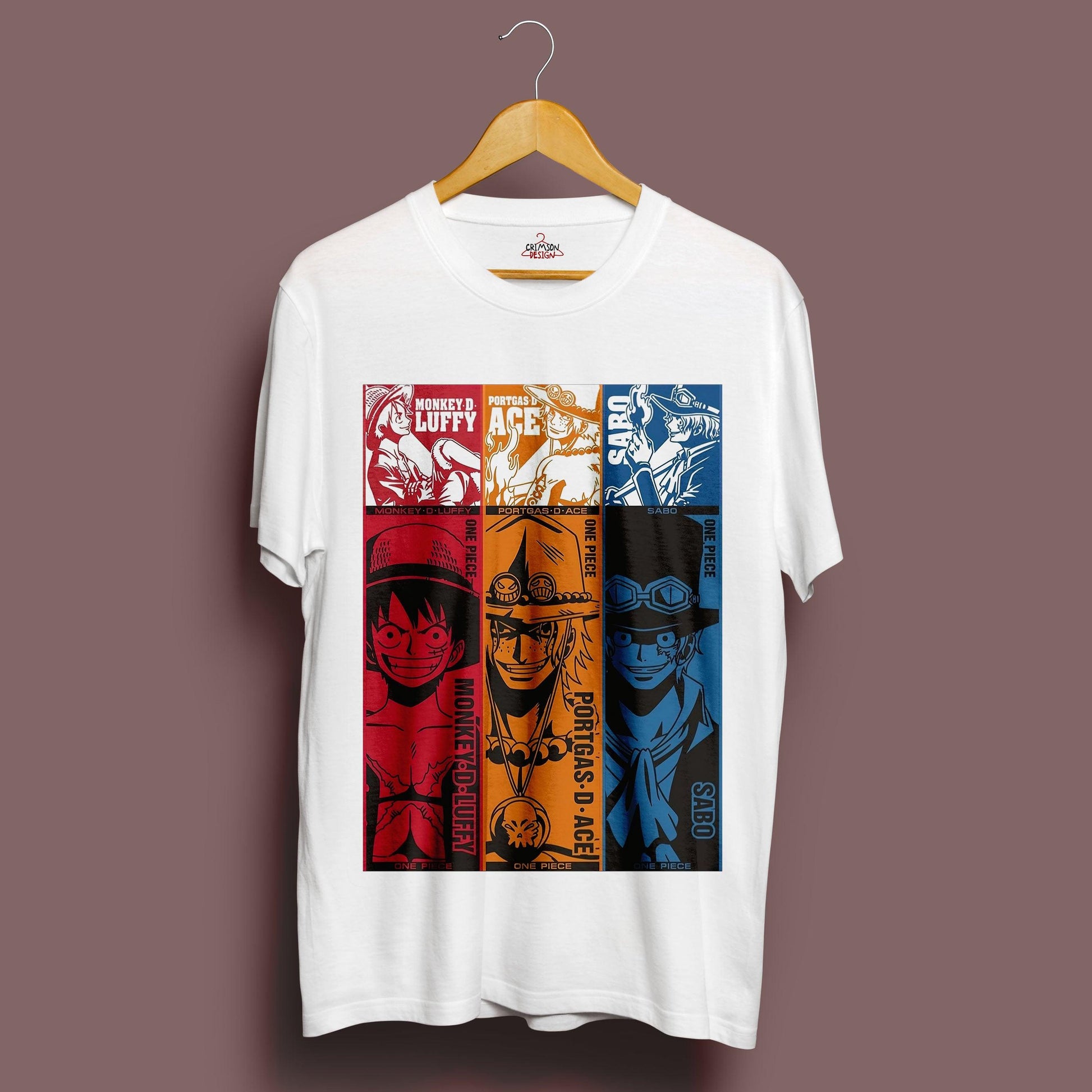 One Piece T-Shirt - Crimson x Design