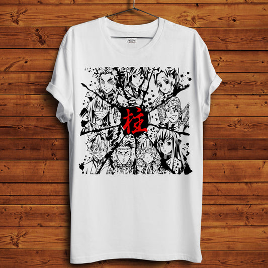 Hashiras T-Shirt - Crimson x Design