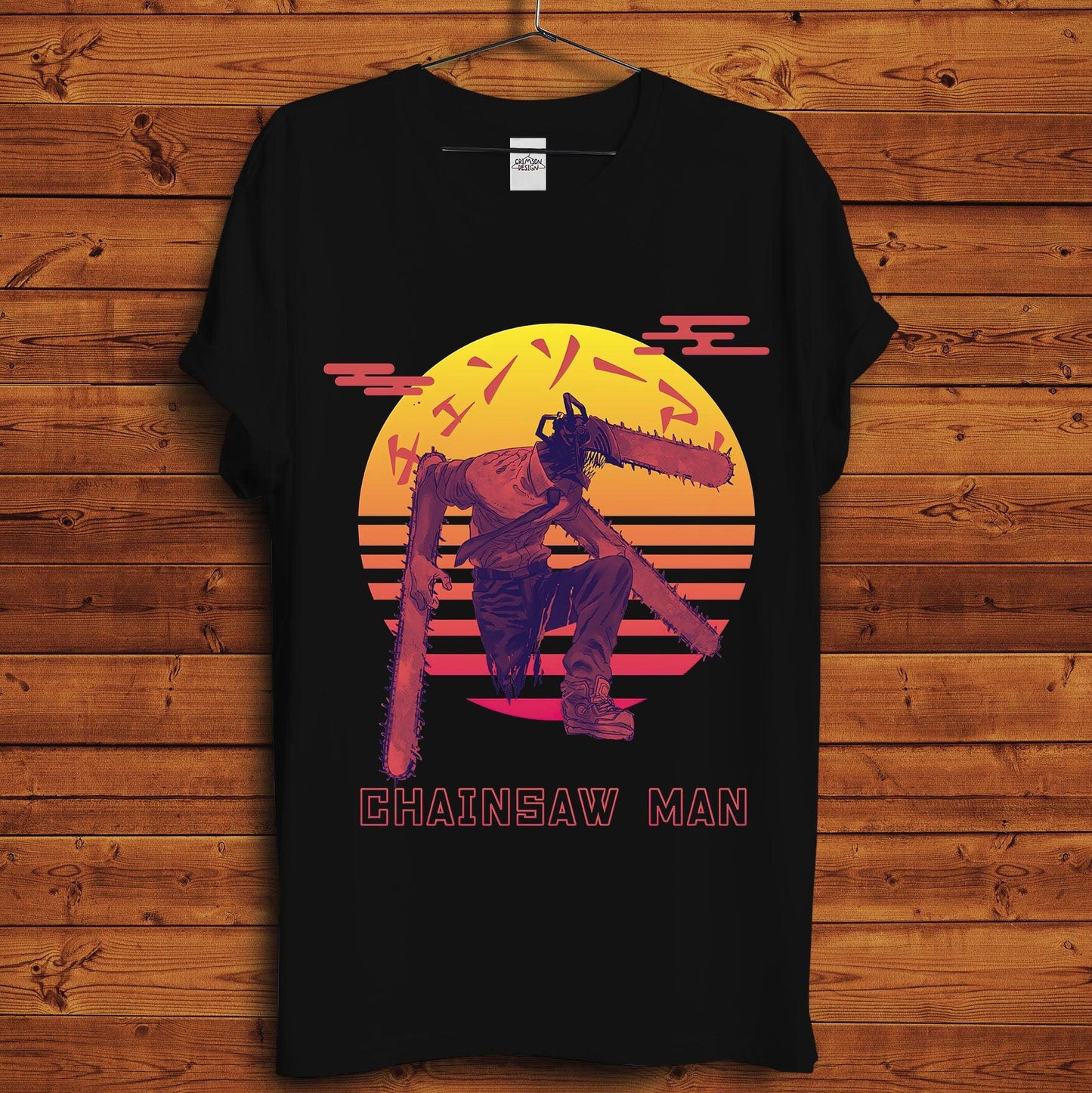 Chainsaw Man T-Shirt - Crimson x Design