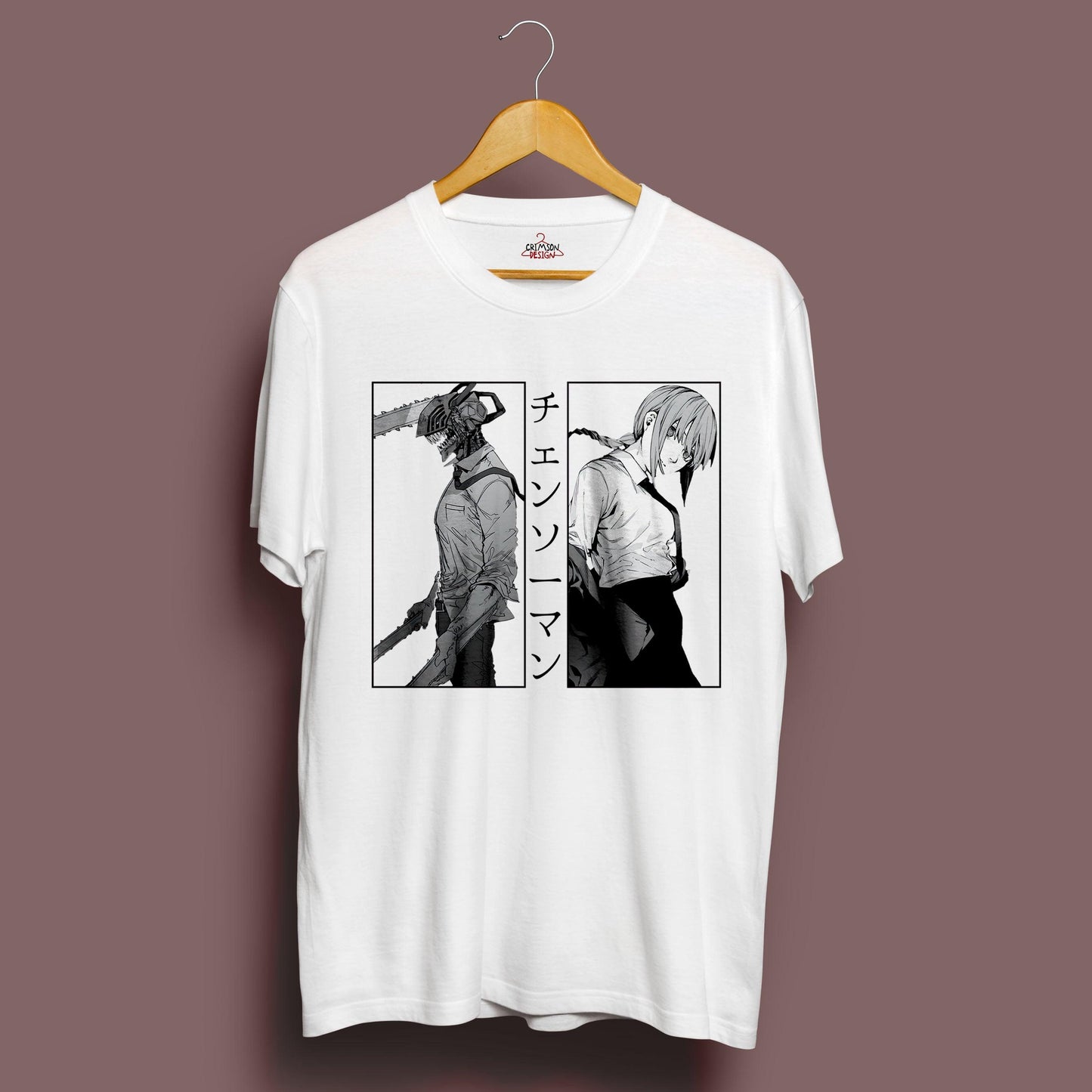 Chainsaw Man T-Shirt - Crimson x Design