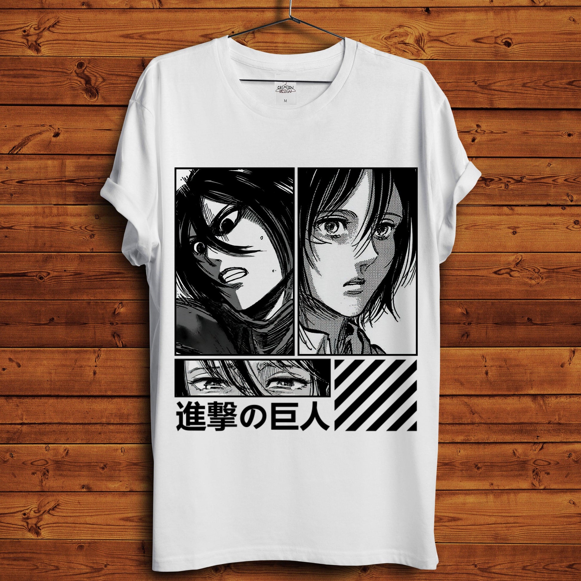 Mikasa - T-Shirt - Crimson x Design