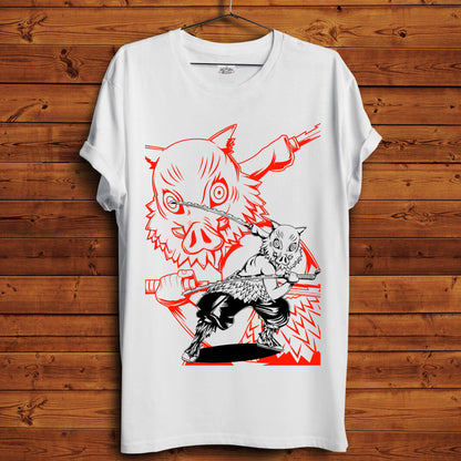 Inosuke T-Shirt - Crimson x Design