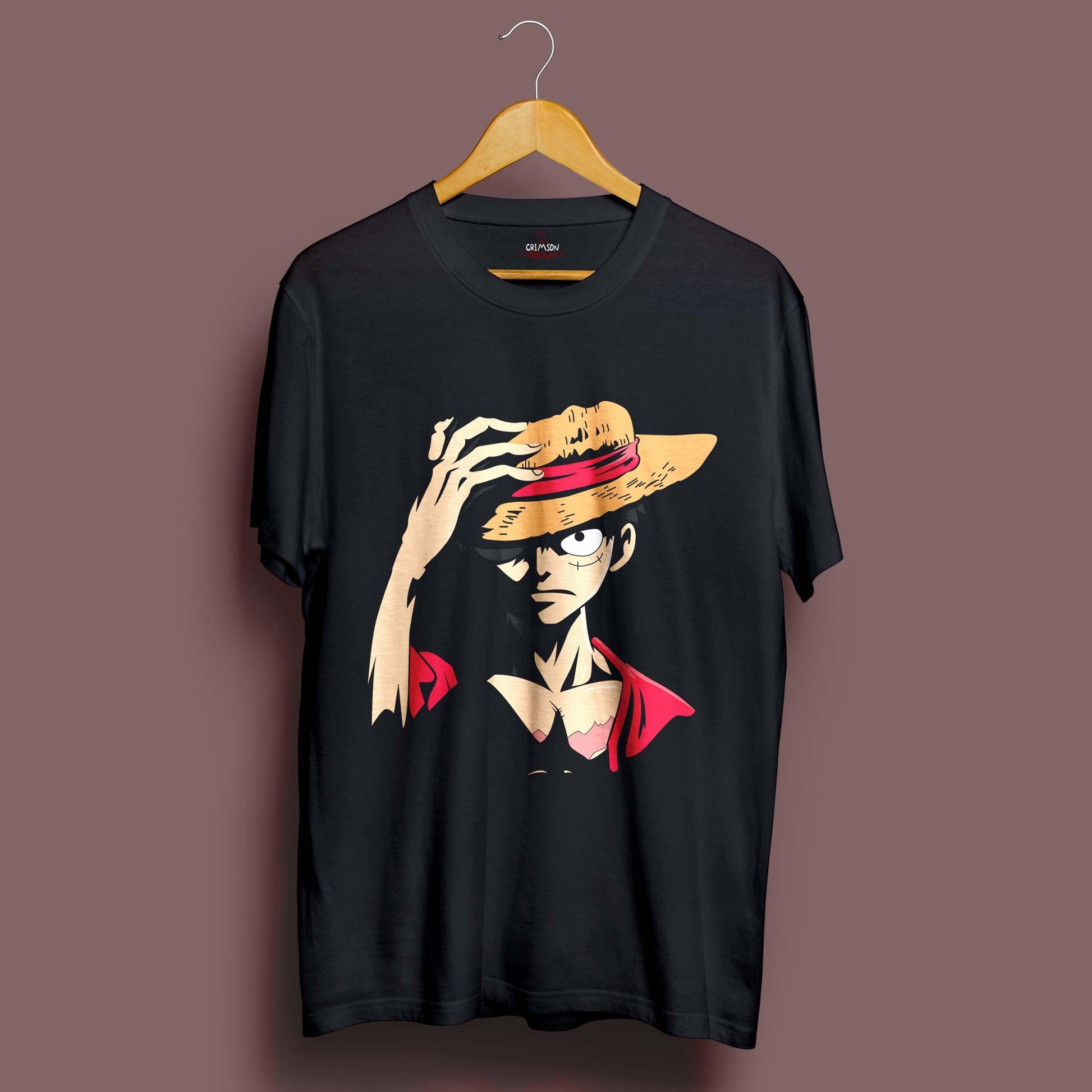 Luffy - T-Shirt - Crimson x Design