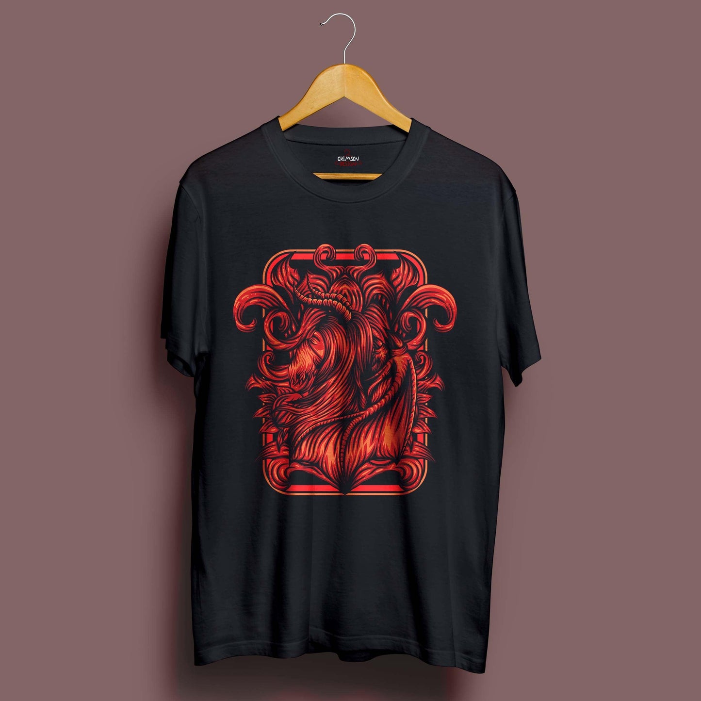 Demon Girl T-Shirt - Crimson x Design